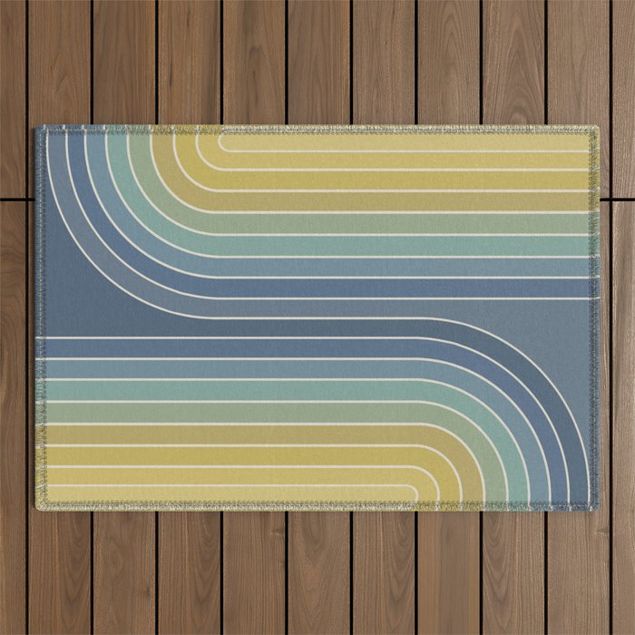 Gradient Curvature VIII Outdoor Rug Gallery Image 1