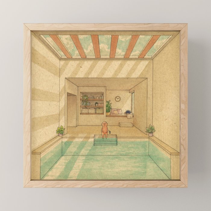 Pool Mini Art Print Gallery Image 1