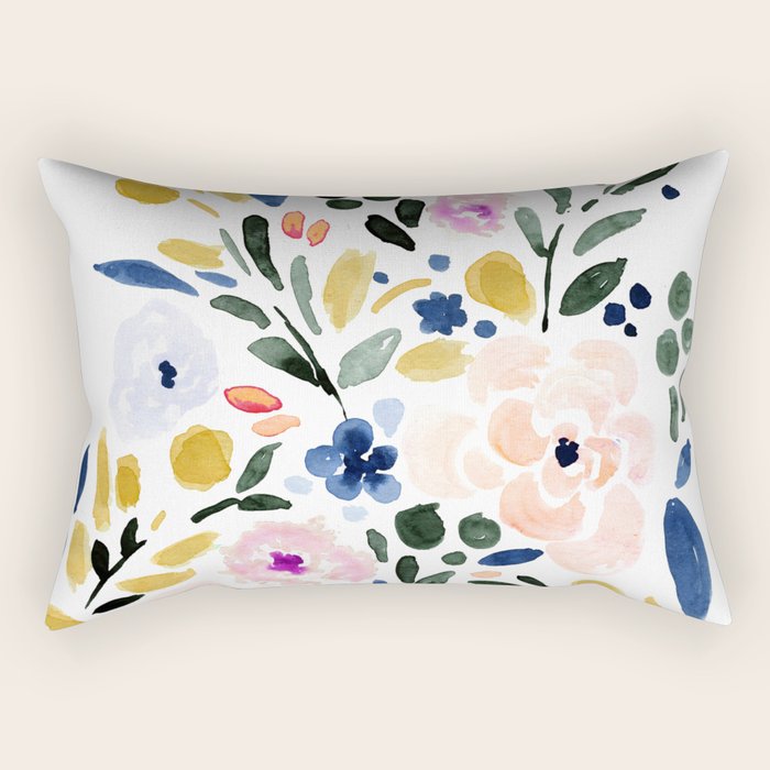 Sierra Floral Rectangular Pillow Gallery Image 2