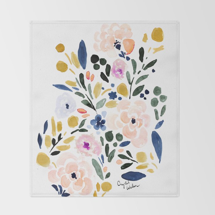 Sierra Floral Throw Blanket Gallery Image 2