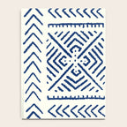 Line Mud Cloth // Ivory & Navy Notebook Gallery Image 4
