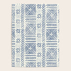 Line Mud Cloth // Ivory & Navy Poster Gallery Image 4