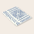 Line Mud Cloth // Ivory & Navy Notebook Gallery Image 2