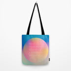 What you  think about  activates  a vibration within you.  Abraham Hicks Tote Bag Gallery Image 2