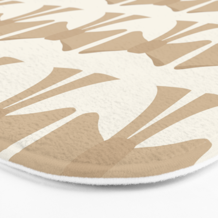 Vintage Bows X Neutral Beige Bath Mat Gallery Image 3