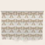 Vintage Bows X Neutral Beige Wall Hanging Gallery Image 1