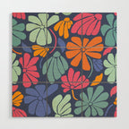 Superbloom - midnight  Wood Wall Art Gallery Image 1
