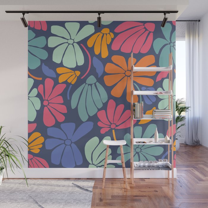 Superbloom - midnight  Wall Mural Gallery Image 1