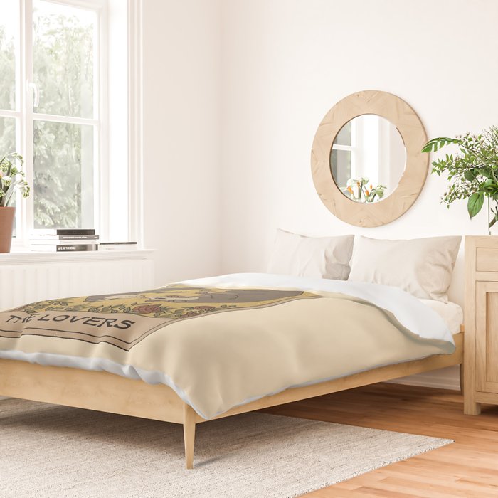 The Lovers - Possum Tarot Duvet Cover Gallery Image 2