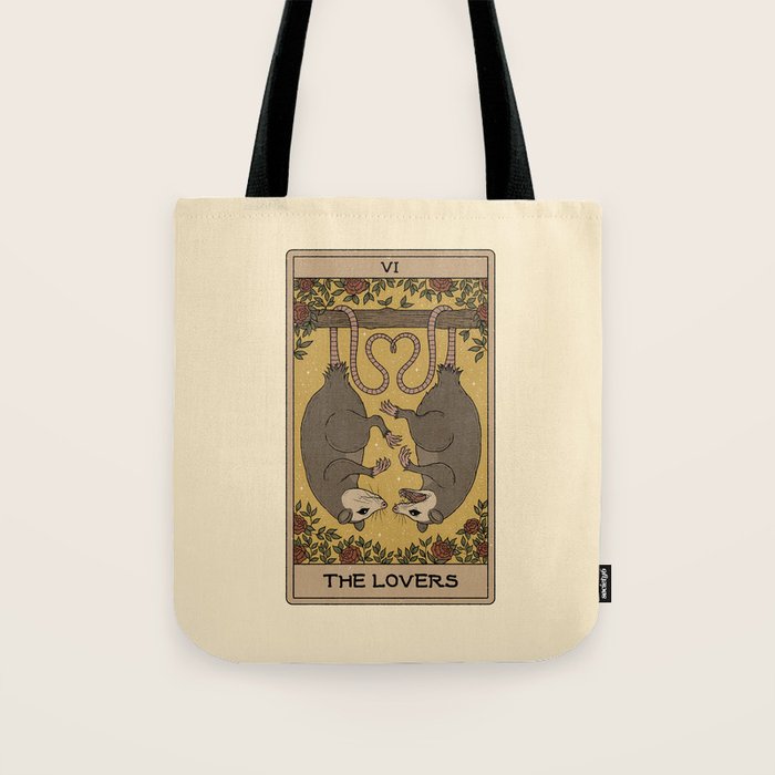 The Lovers - Possum Tarot Tote Bag Gallery Image 1