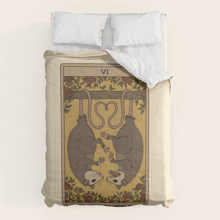 The Lovers - Possum Tarot Comforter Gallery Image 6