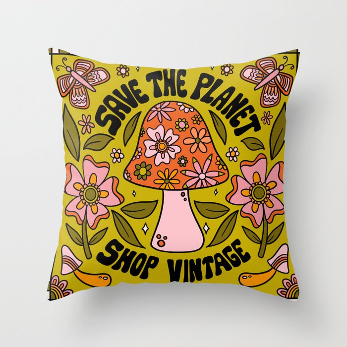 Save The Planet Throw Pillow Gallery Image 6