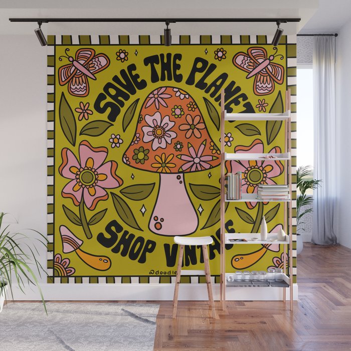 Save The Planet Wall Mural Gallery Image 1