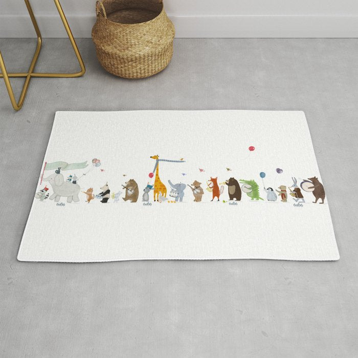 the big little parade Rug Gallery Image 1