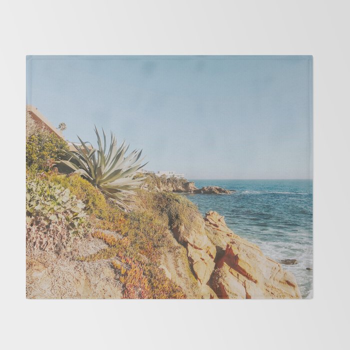 california coast xiv / laguna beach Throw Blanket Gallery Image 2