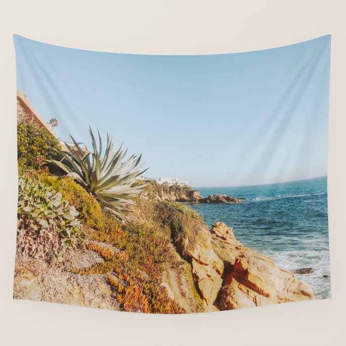 california coast xiv / laguna beach Wall Tapestry Gallery Image 1