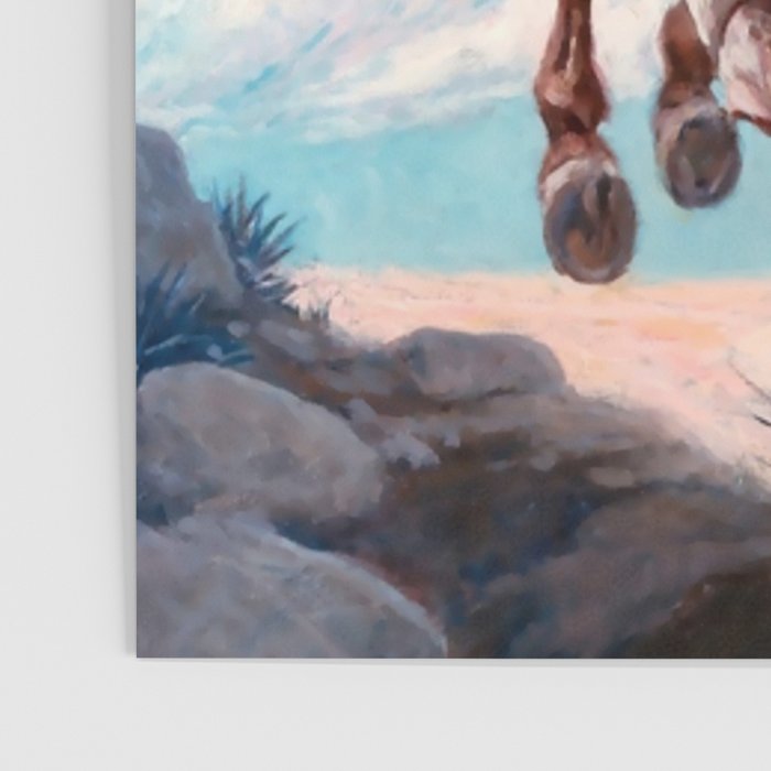 Vintage Western Painting âBuckingâ by N C Wyeth Poster Gallery Image 3