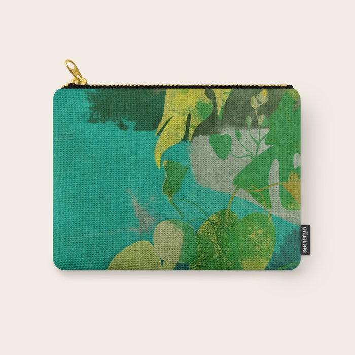 Leaves nature abstract Carry All Pouch Gallery Image 1