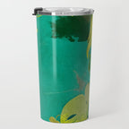 Leaves nature abstract Travel Mug Gallery Image 3