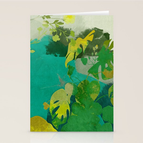 Leaves nature abstract Stationery Card Gallery Image 2