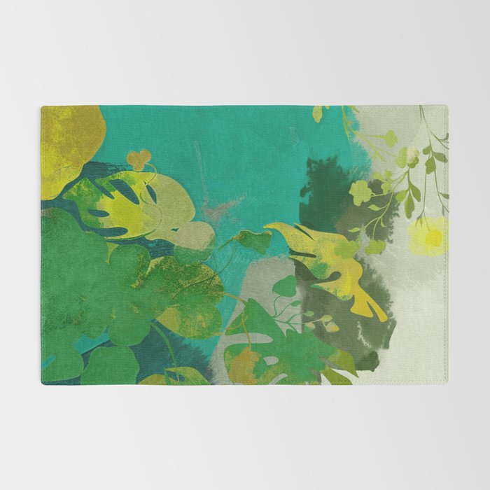 Leaves nature abstract Rug Gallery Image 2