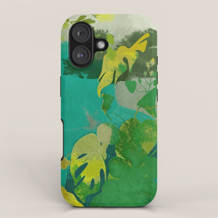 Leaves nature abstract iPhone Case Gallery Image 1