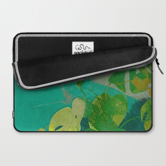 Leaves nature abstract Laptop Sleeve Gallery Image 2