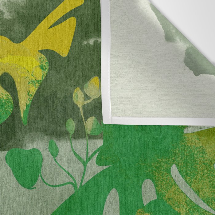 Leaves nature abstract Wall Tapestry Gallery Image 3