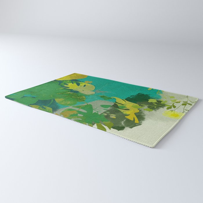 Leaves nature abstract Rug Gallery Image 3