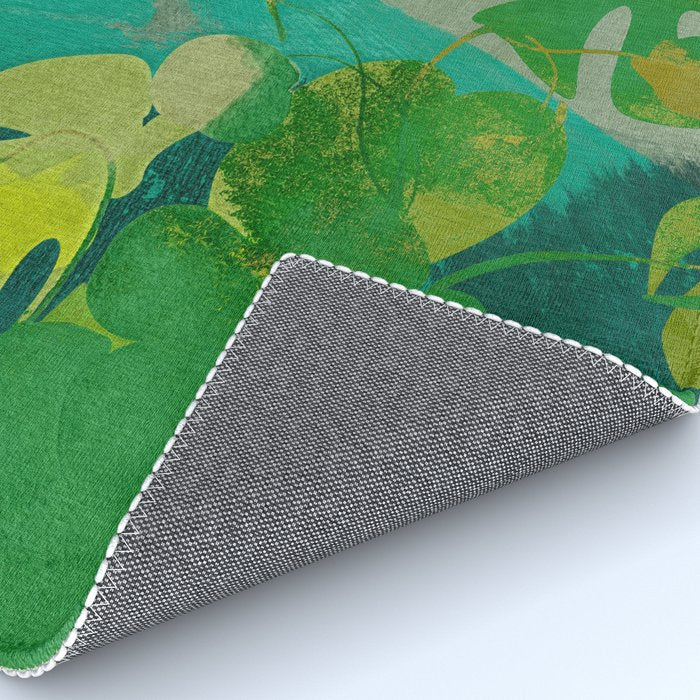 Leaves nature abstract Rug Gallery Image 4