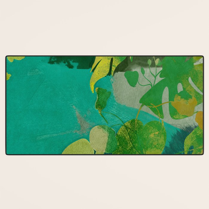 Leaves nature abstract Desk Mat Gallery Image 3