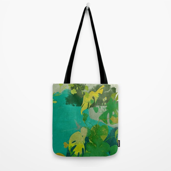Leaves nature abstract Tote Bag Gallery Image 2