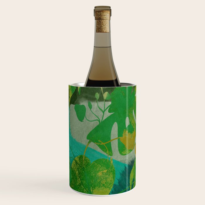 Leaves nature abstract Wine Chiller Gallery Image 3
