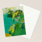 Leaves nature abstract Stationery Card Gallery Image 2