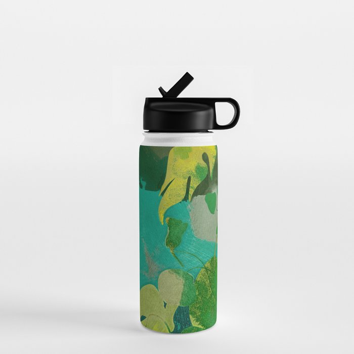 Leaves nature abstract Water Bottle Gallery Image 1