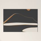 Minimalist Abstract Landscape Welcome Mat Gallery Image 1