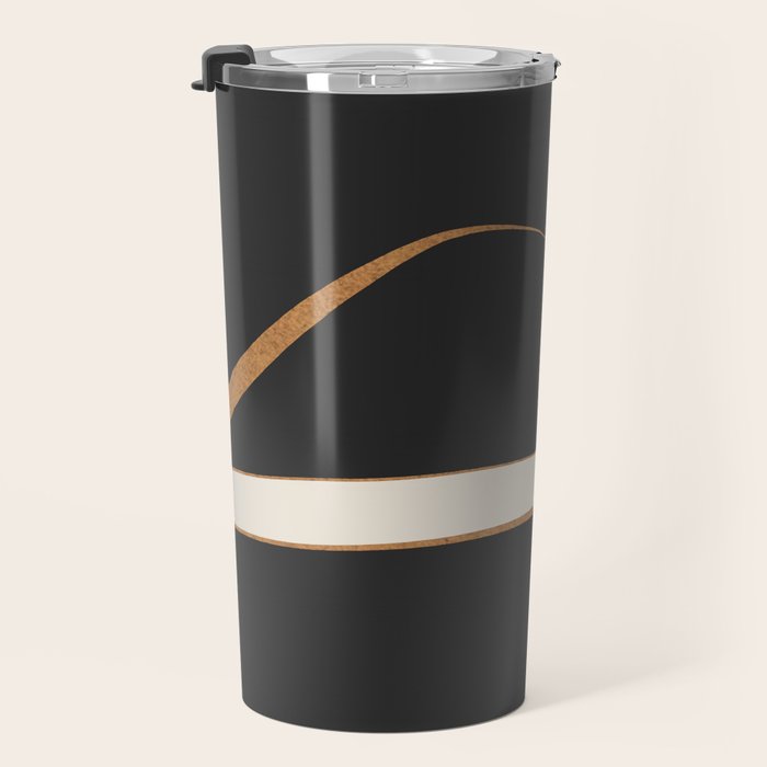 Minimalist Abstract Landscape Travel Mug Gallery Image 3