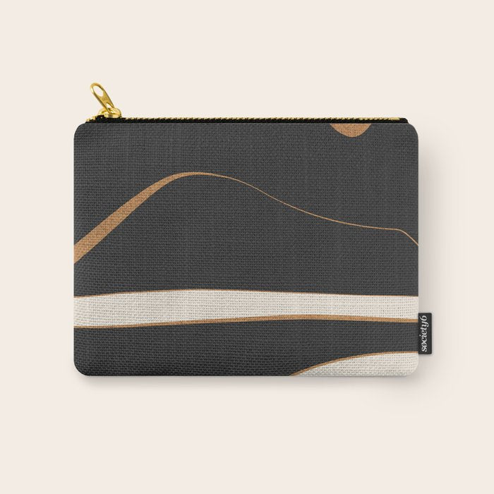 Minimalist Abstract Landscape Carry All Pouch Gallery Image 1