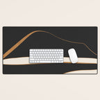 Minimalist Abstract Landscape Desk Mat Gallery Image 1
