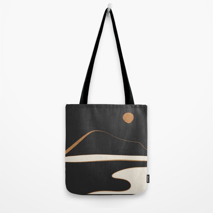 Minimalist Abstract Landscape Tote Bag Gallery Image 2