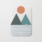 Cat Landscape 9 Bath Mat Gallery Image 1