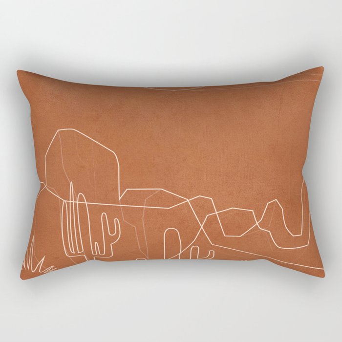 Sun over the Desert 3 Rectangular Pillow Gallery Image 1