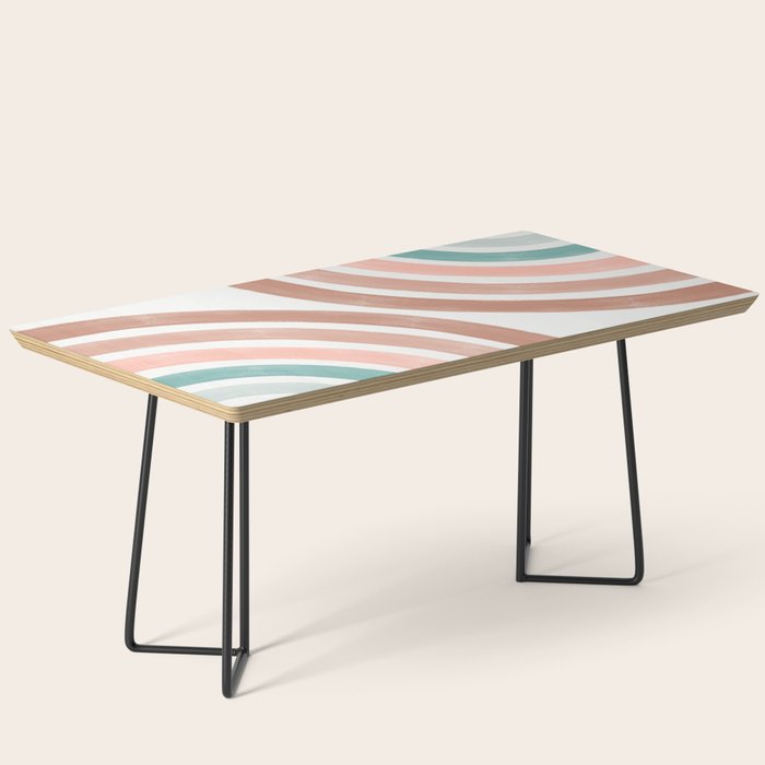 Double Retro Rainbows Coffee Table Gallery Image 1