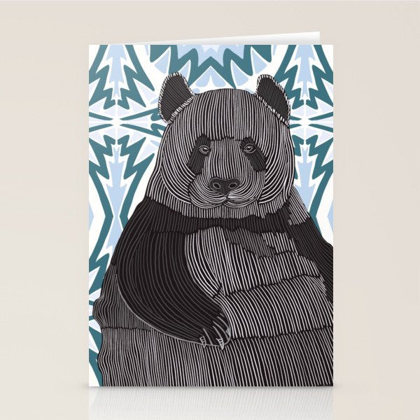 Panda Stationery Card Gallery Image 1