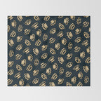 Brass Knuckles With Good Thoughts Throw Blanket Gallery Image 2