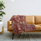 Heritage Moroccan Berber Style Design D9 Throw Blanket Gallery Image 1