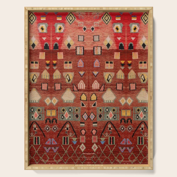 Heritage Moroccan Berber Style Design D9 Serving Tray Gallery Image 1