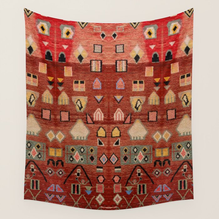 Heritage Moroccan Berber Style Design D9 Wall Tapestry Gallery Image 4