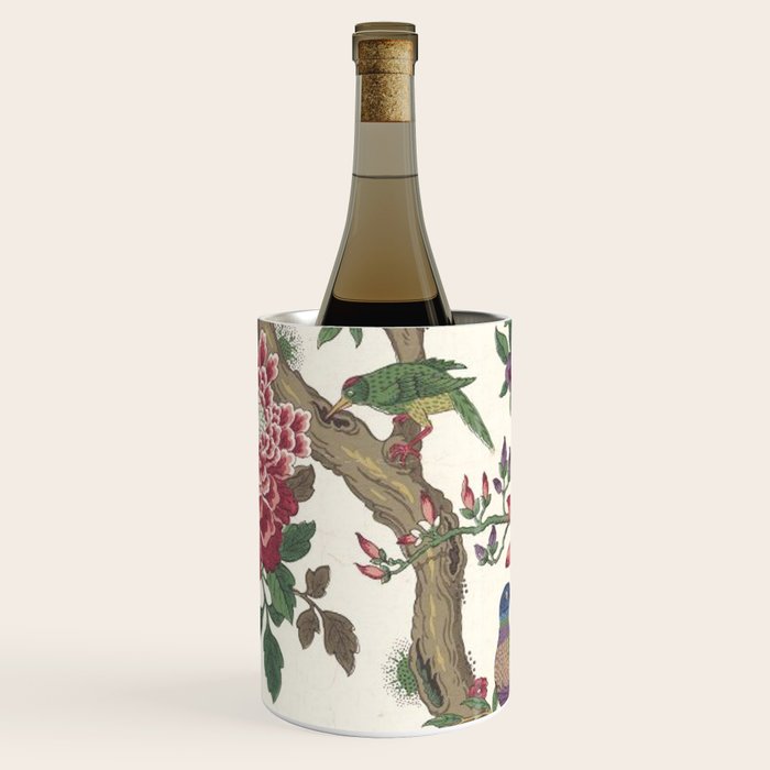 18th Century Chinoiserie Magpie Ivory Peony Garden Wine Chiller Gallery Image 1
