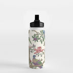 18th Century Chinoiserie Magpie Ivory Peony Garden Water Bottle Gallery Image 2